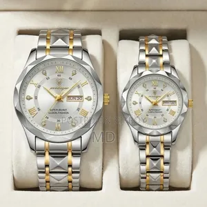 (12408) Poedagar Luxury Couple Watch (Water Resistant)