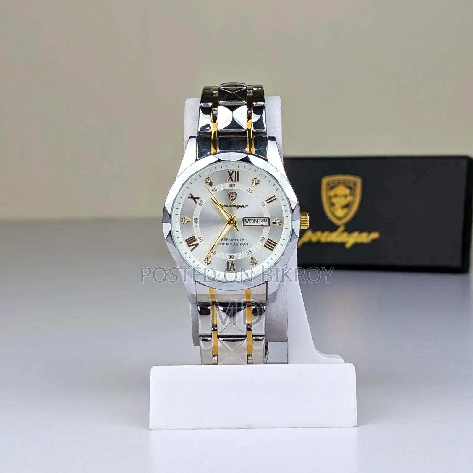 (12408) Poedagar Luxury Couple Watch (Water Resistant)