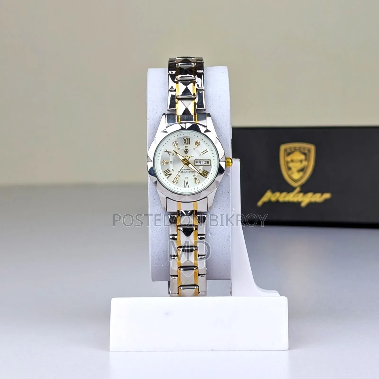 (12408) Poedagar Luxury Couple Watch (Water Resistant)