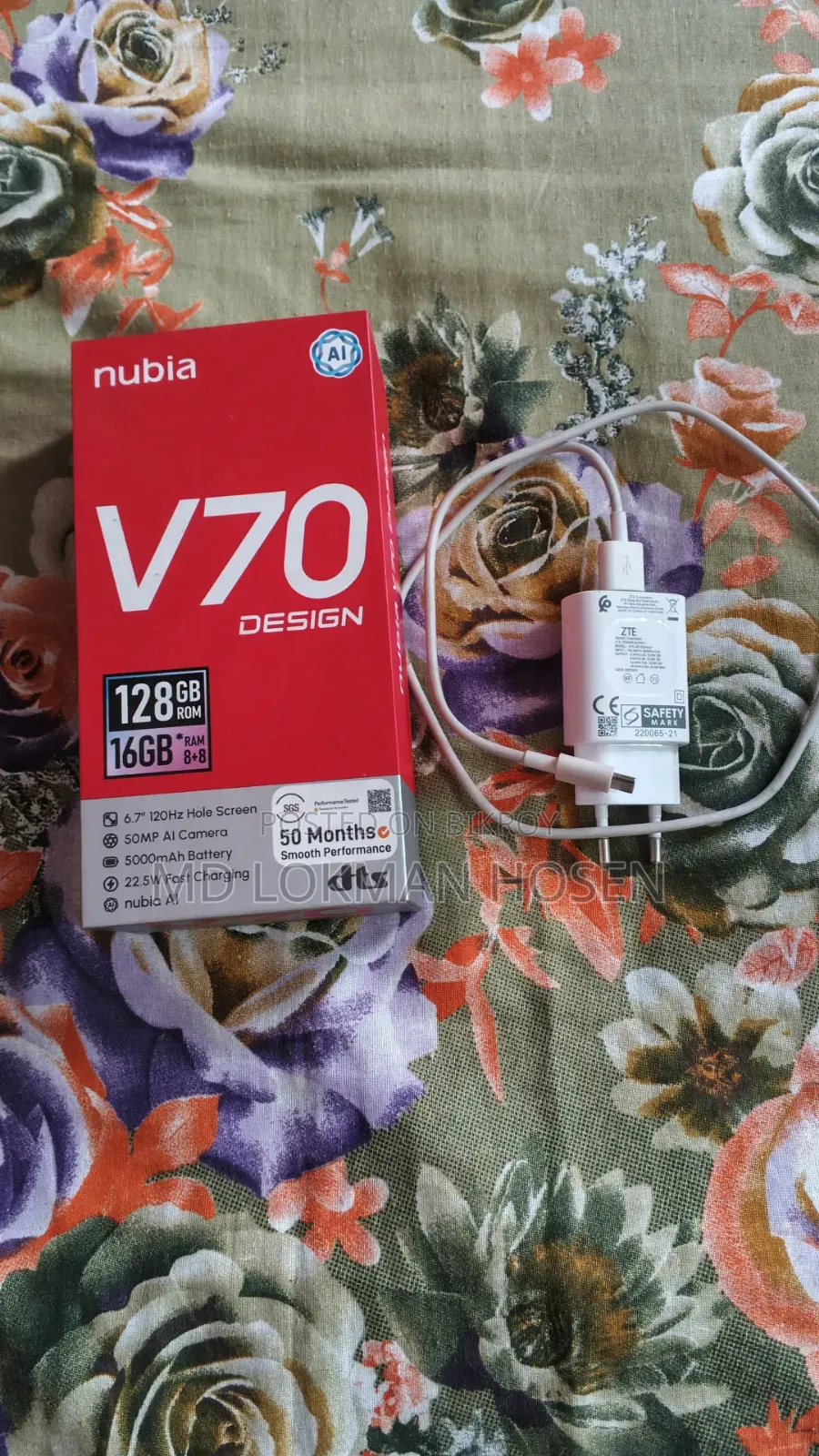 ZTE Blade V70 Design 256 GB Gray
