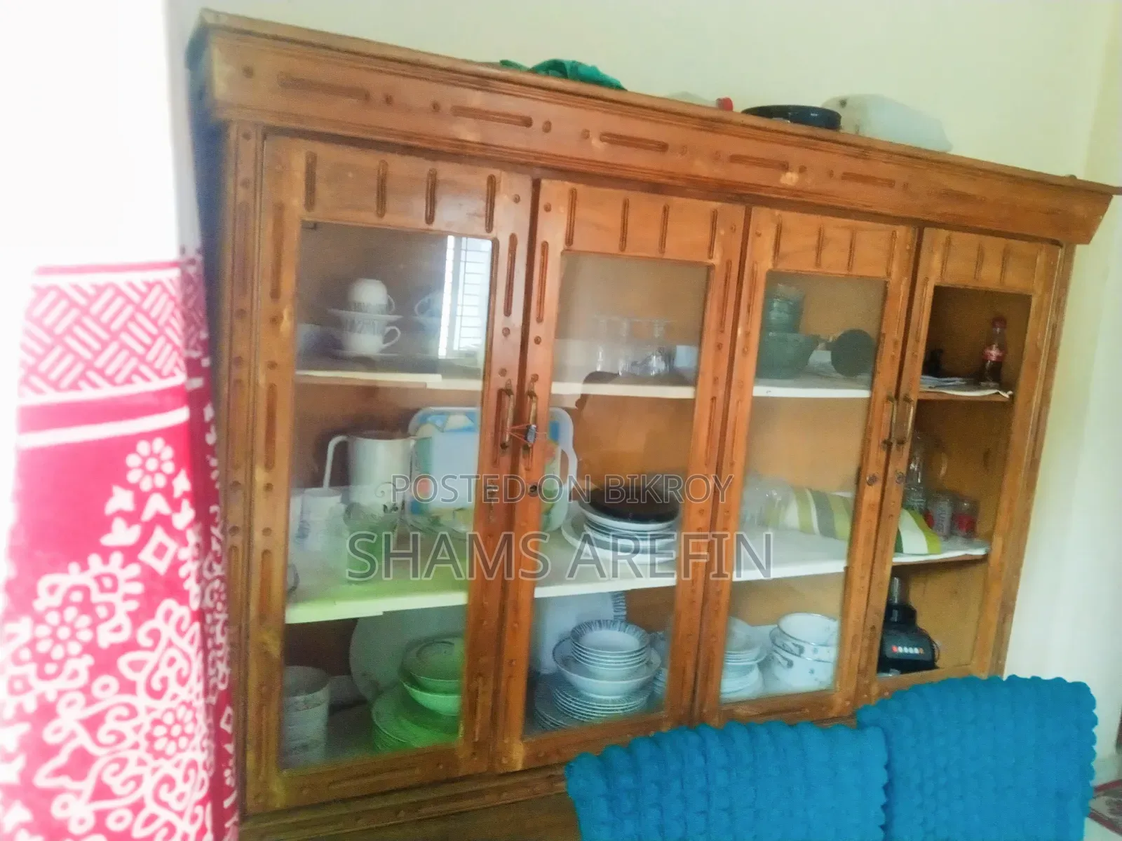 Teak Wood Showcase
