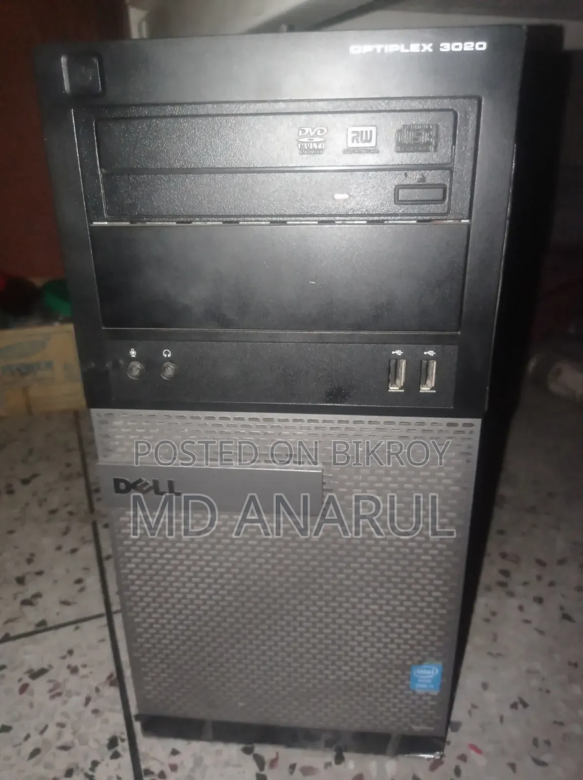 Desktop Computer Dell OptiPlex 3020 4GB Intel Core 3 SSD 256GB
