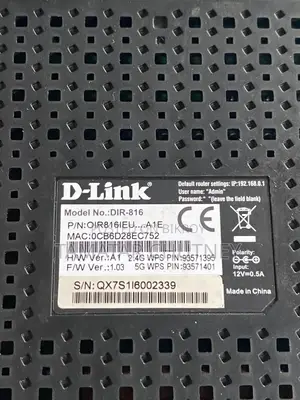 D Link 816 Router