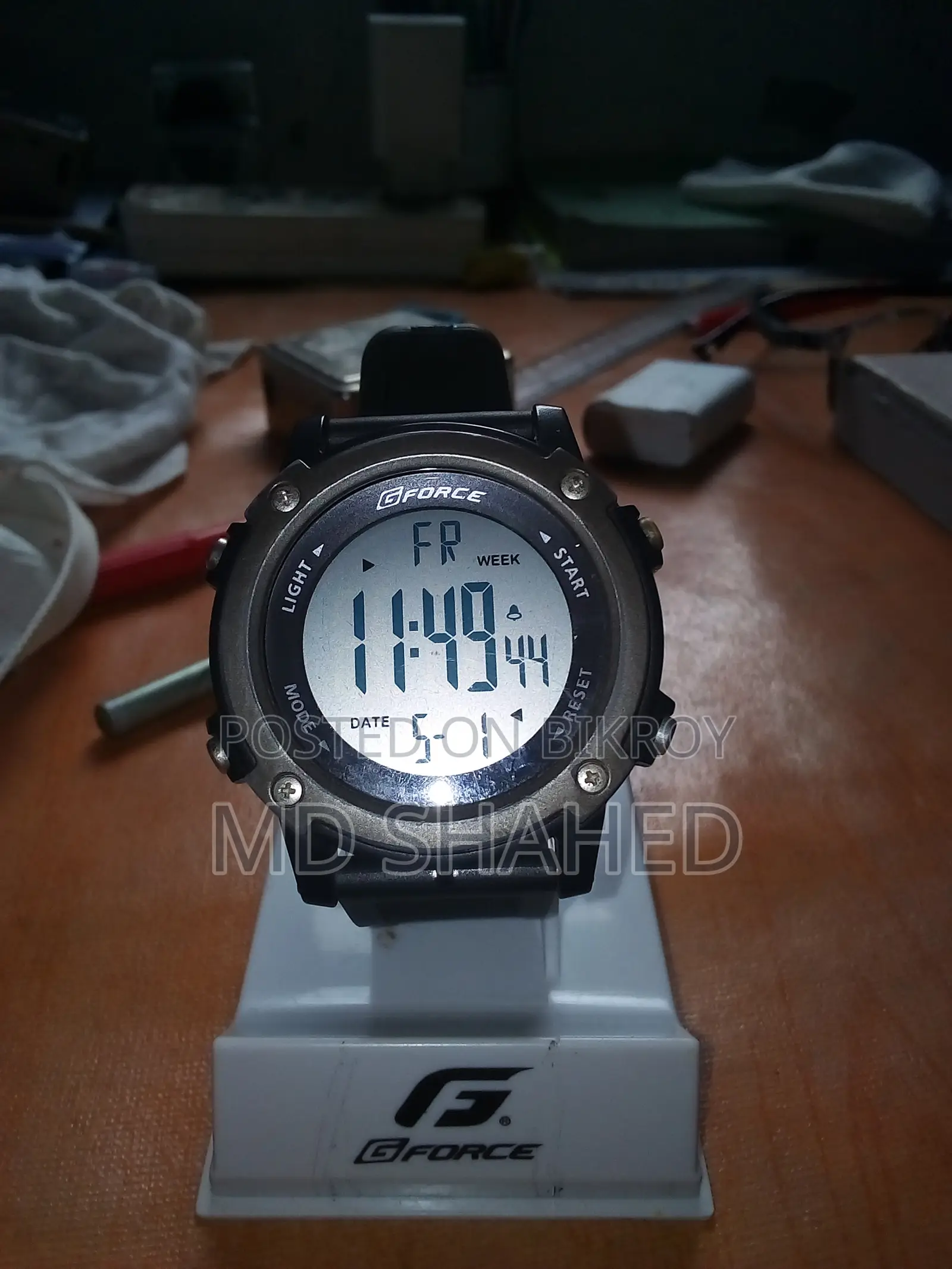 Original G Force R Watch . Water Resistant 30 Mitar , Fresh Condition