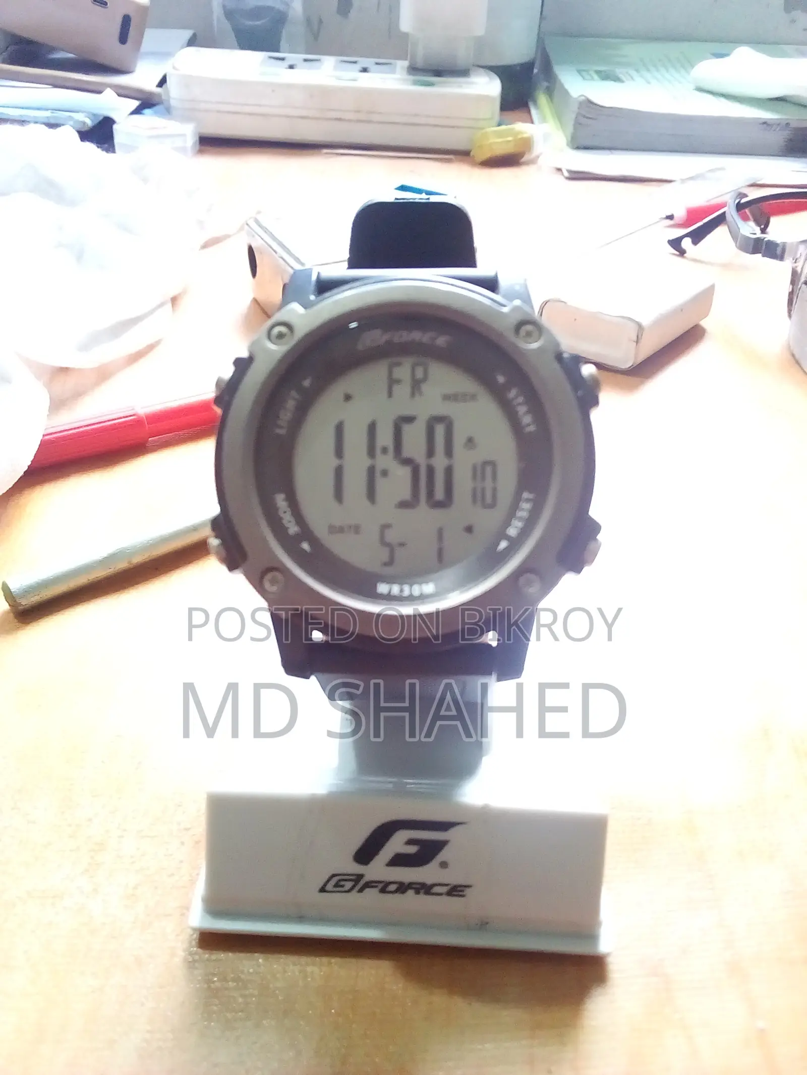 Original G Force R Watch . Water Resistant 30 Mitar , Fresh Condition