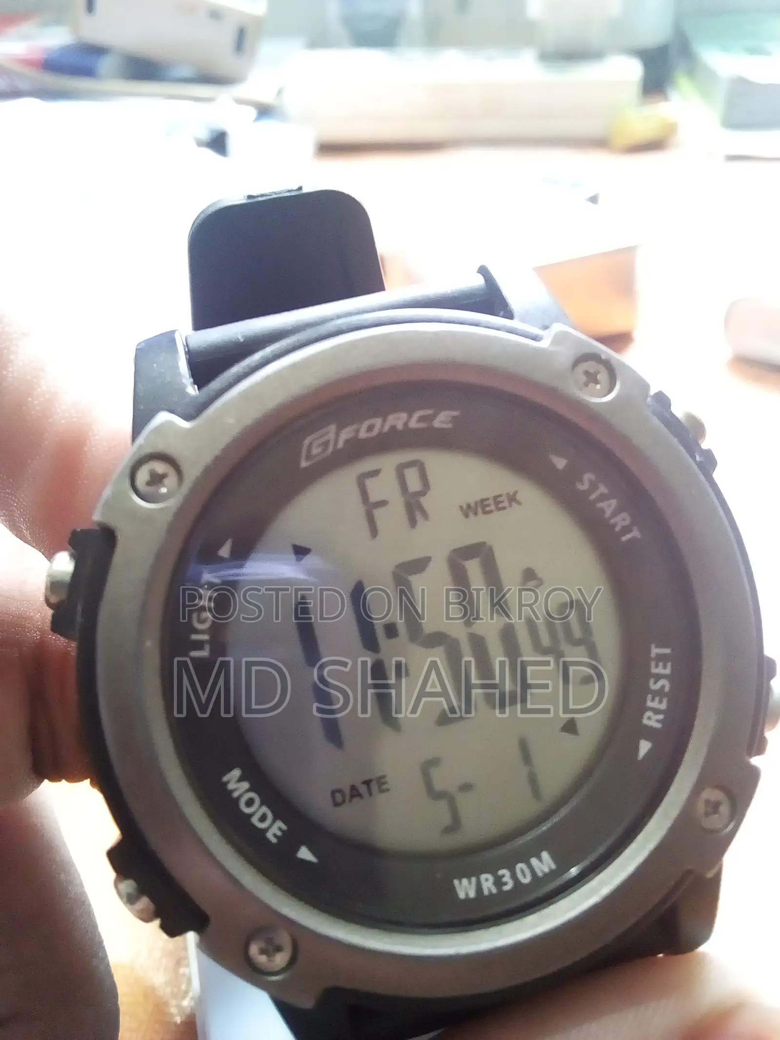 Original G Force R Watch . Water Resistant 30 Mitar , Fresh Condition