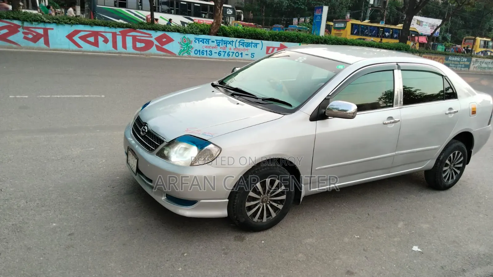 টয়োটা করোলা সেডান ২০০৩ সিলভার