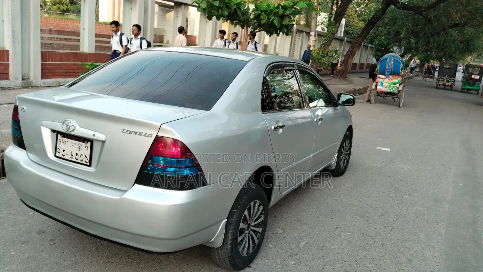 টয়োটা করোলা সেডান ২০০৩ সিলভার