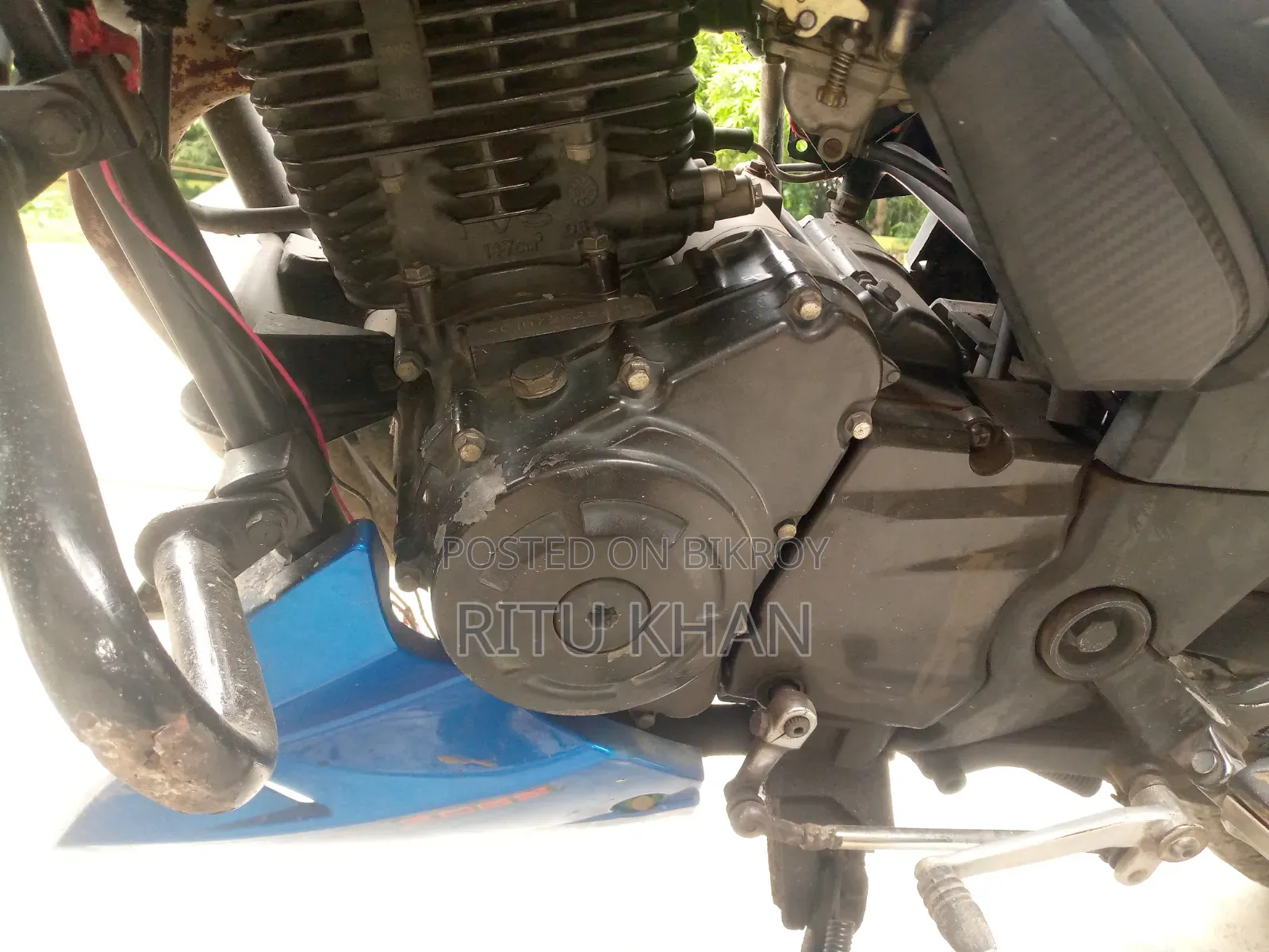 TVS Apache RTR 160 2V 2017 Blue