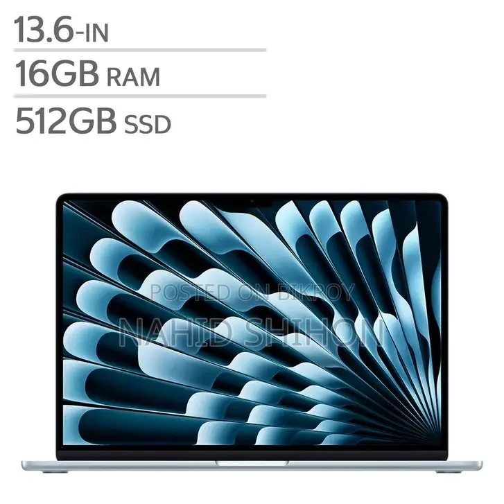 New Laptop Apple MacBook Air 2026 M5 13-Inch 16GB Apple M5 SSD 512GB