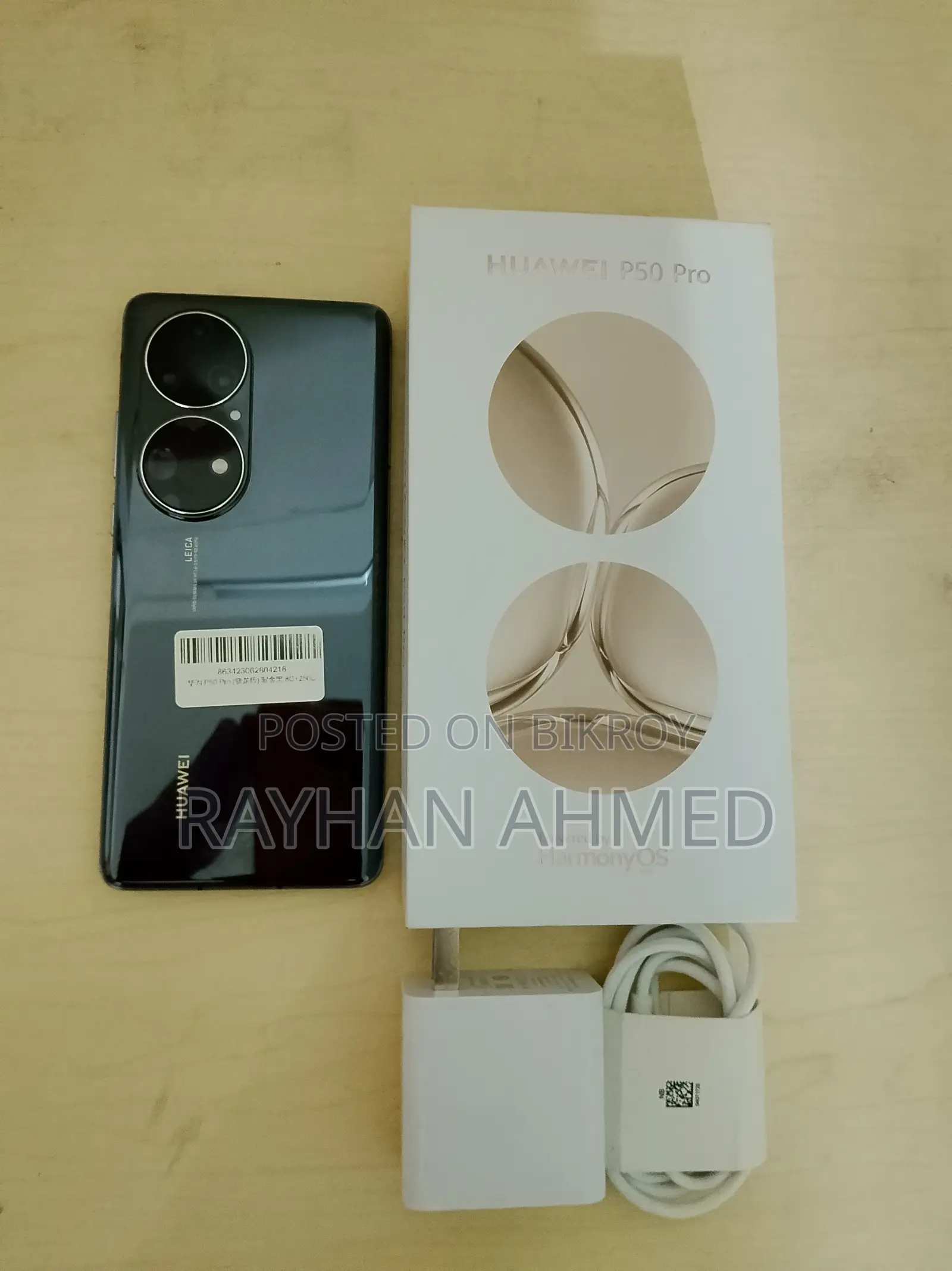 New Huawei P50 Pro 256 GB Black
