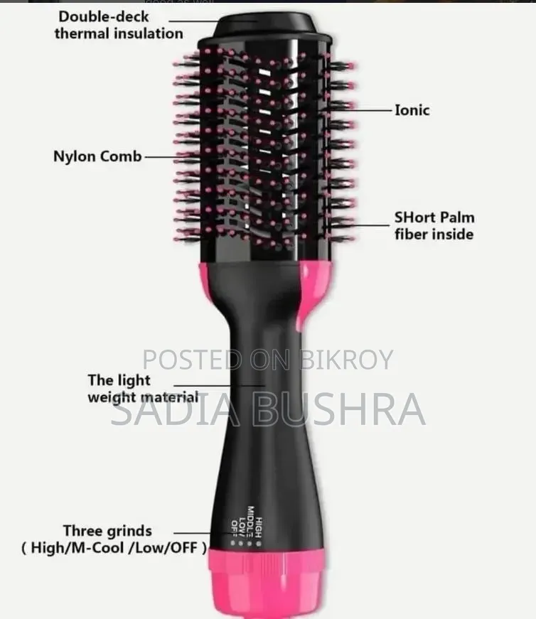 4 in 1 One Step Hair Styling Tool-Blow Dry-Curl-Volume-Straightening