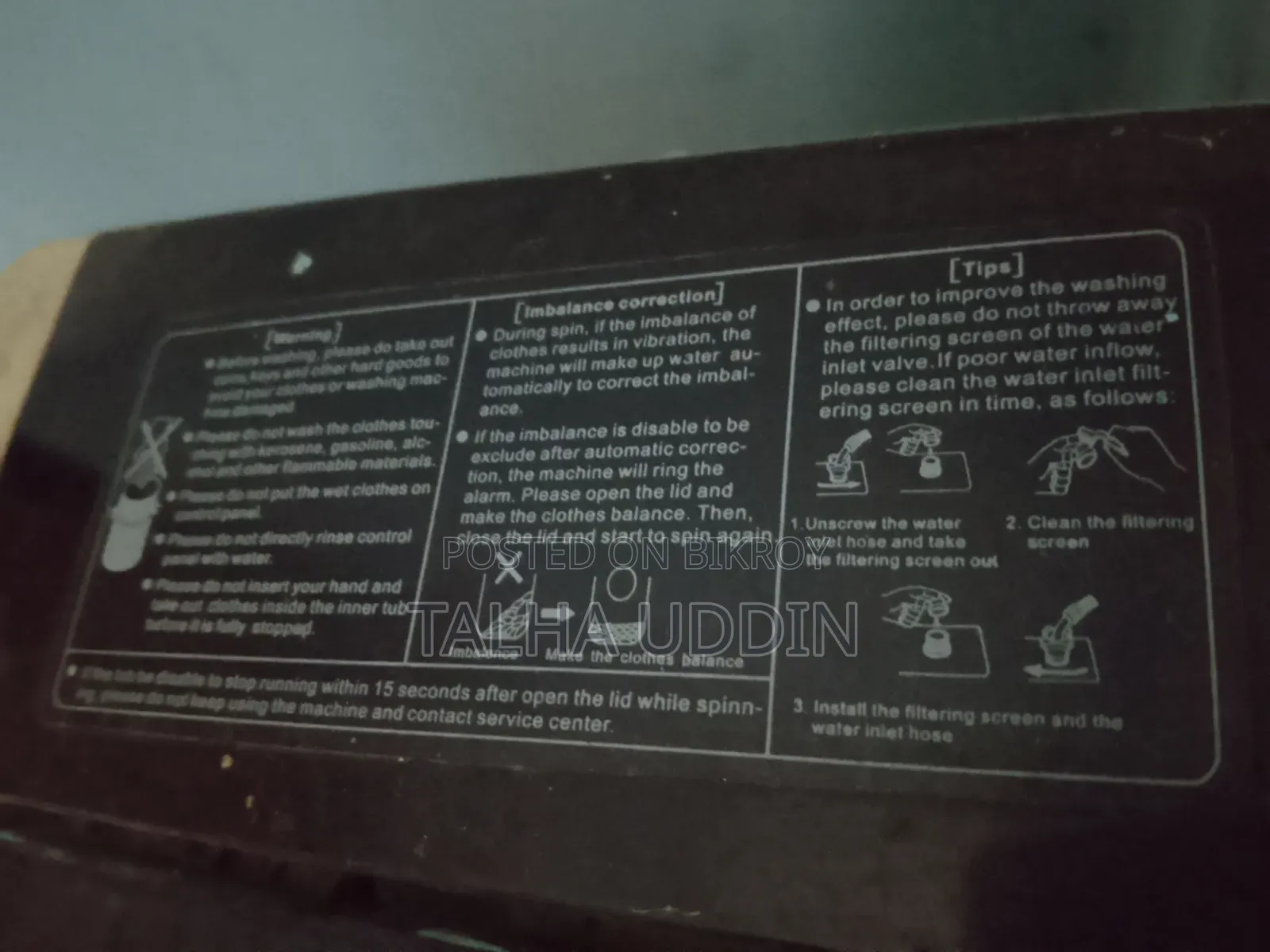 Used Washing Machine