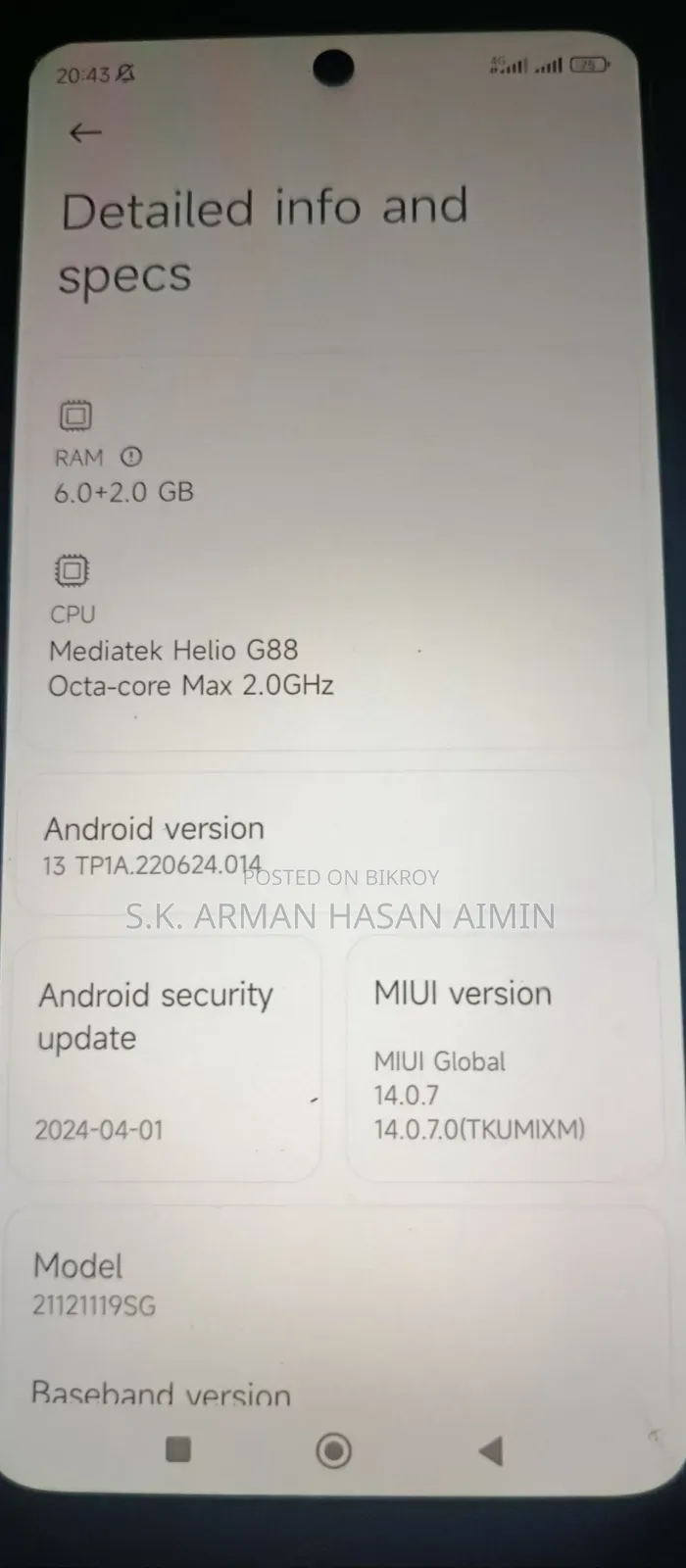 Realme 10 128 GB White