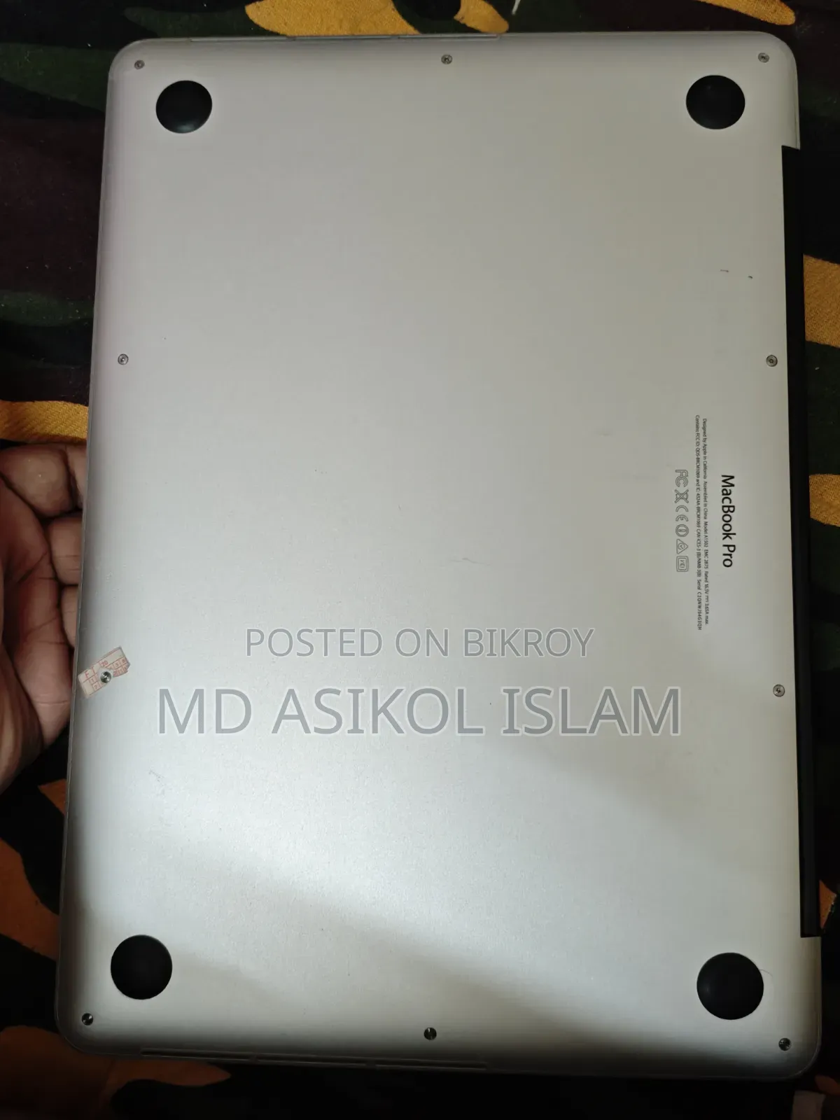 Laptop Apple MacBook 2014 8GB Intel Core i5 128GB SSD