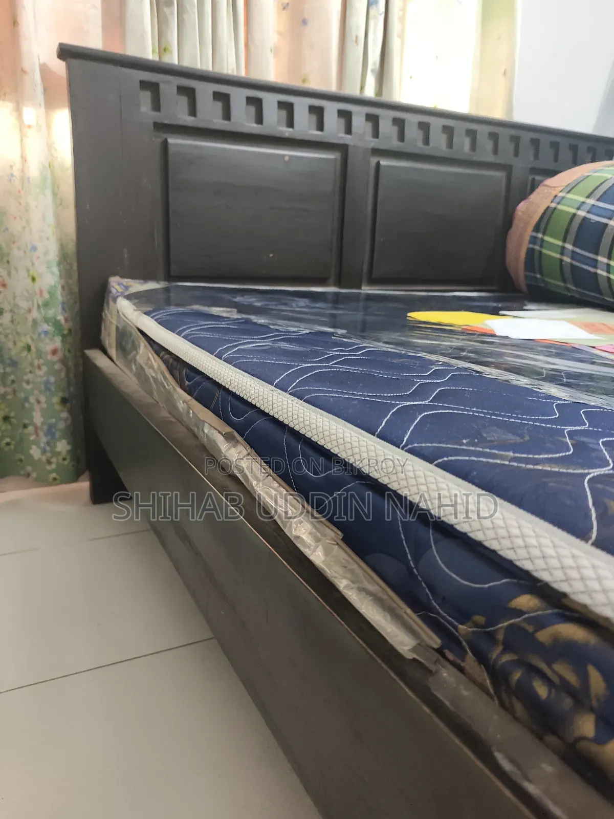 কাঠের বিছানা ৬/৭ ফুট