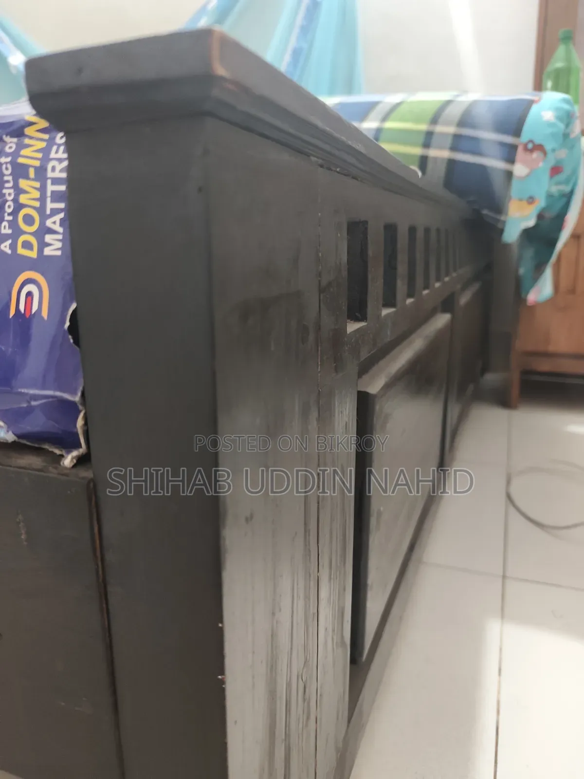 কাঠের বিছানা ৬/৭ ফুট