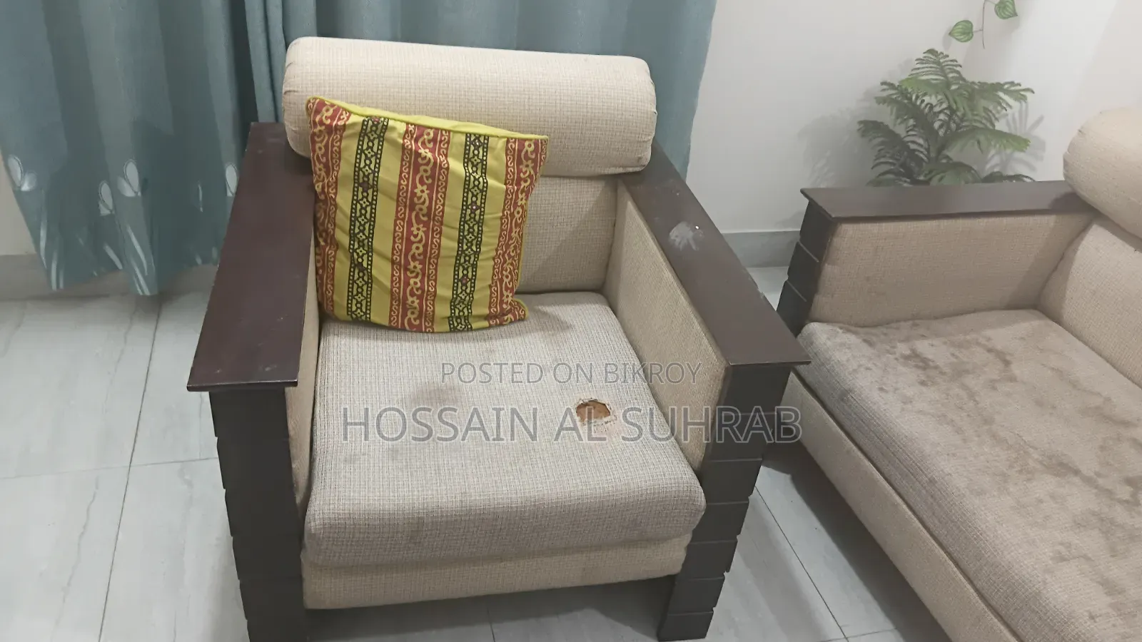 কাঠের সোফা সেট