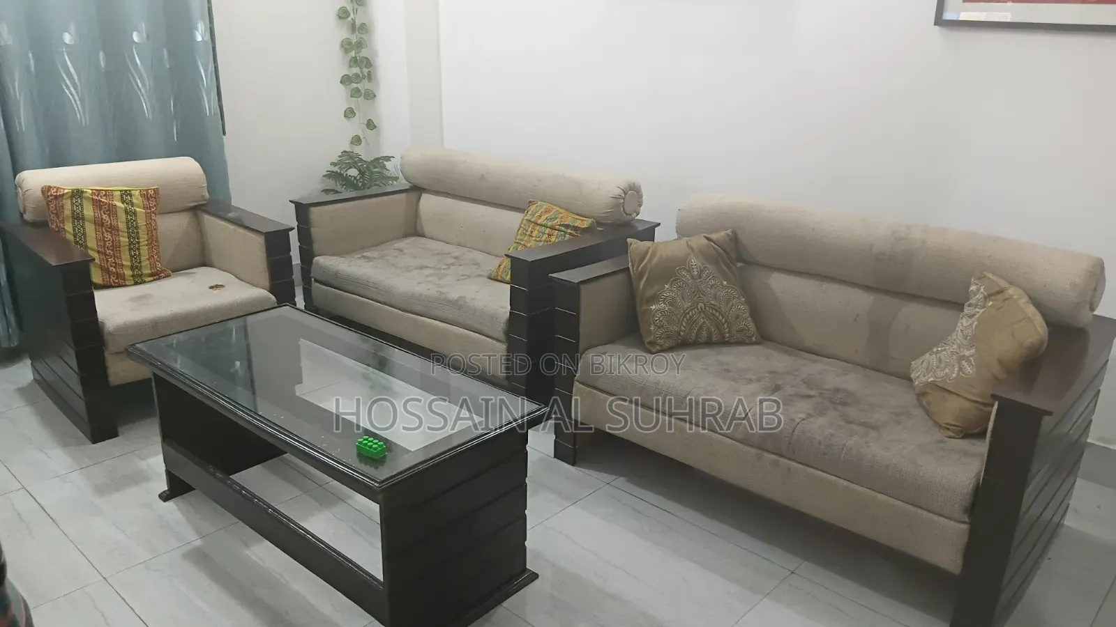 কাঠের সোফা সেট