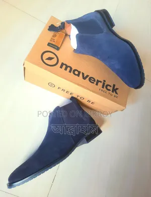 Apex Maverick Expensive Boot. Chelsea Blue Boot