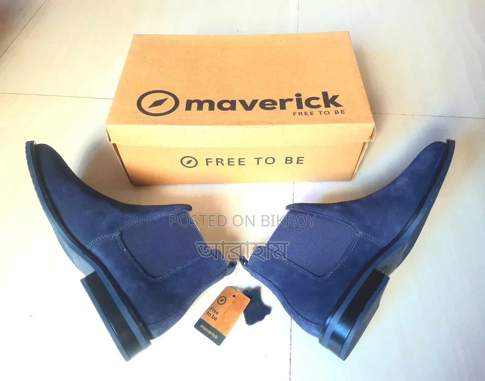 Apex Maverick Expensive Boot. Chelsea Blue Boot