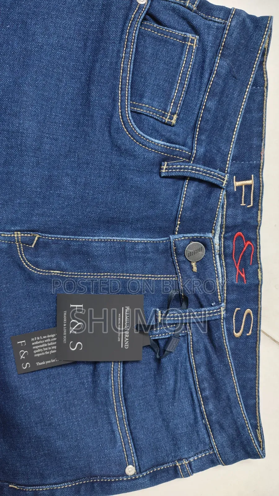 Knit Denim Jeans Pants