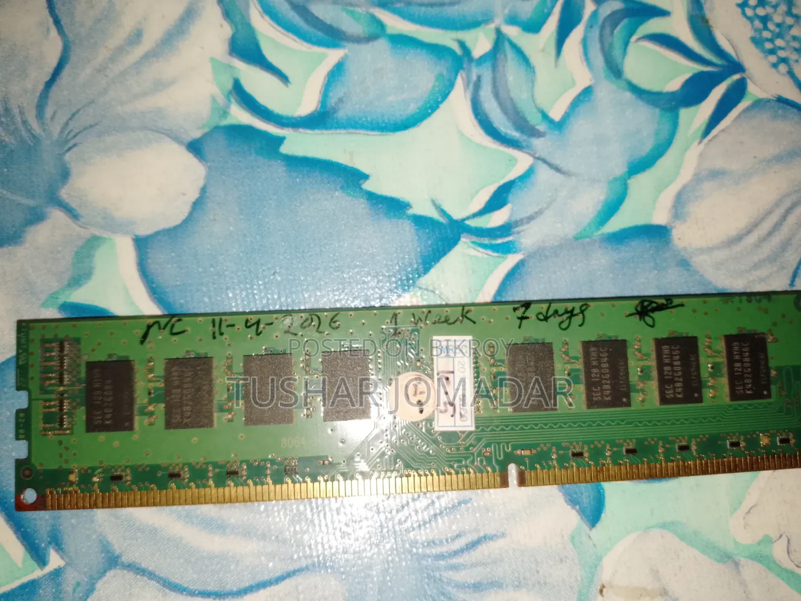 Desktop Ram 4gb Ddr3 Samsung 1333mhz (Used but Good)