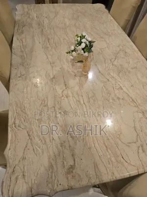 8 Chair Dinning Table With Original Marble Top Sell Post