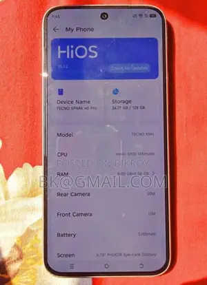 Tecno spark 40 pro (Used)