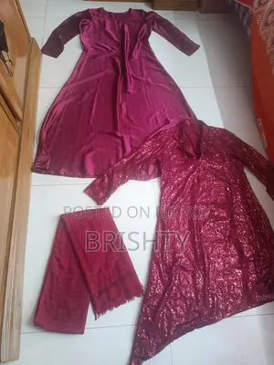 A party dress with long coat