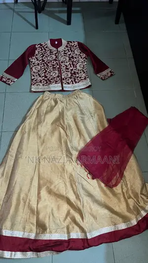 Lehenga Mirror Work