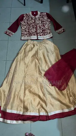 Lehenga Mirror Work