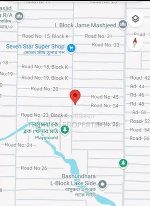 8000tk per sqft, 1620sqft Flat for Sale @ Bashundhara Block-L, Road-47
