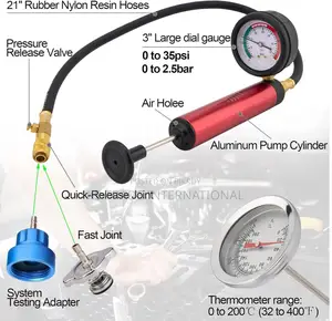 Test Cooling System for Leaks