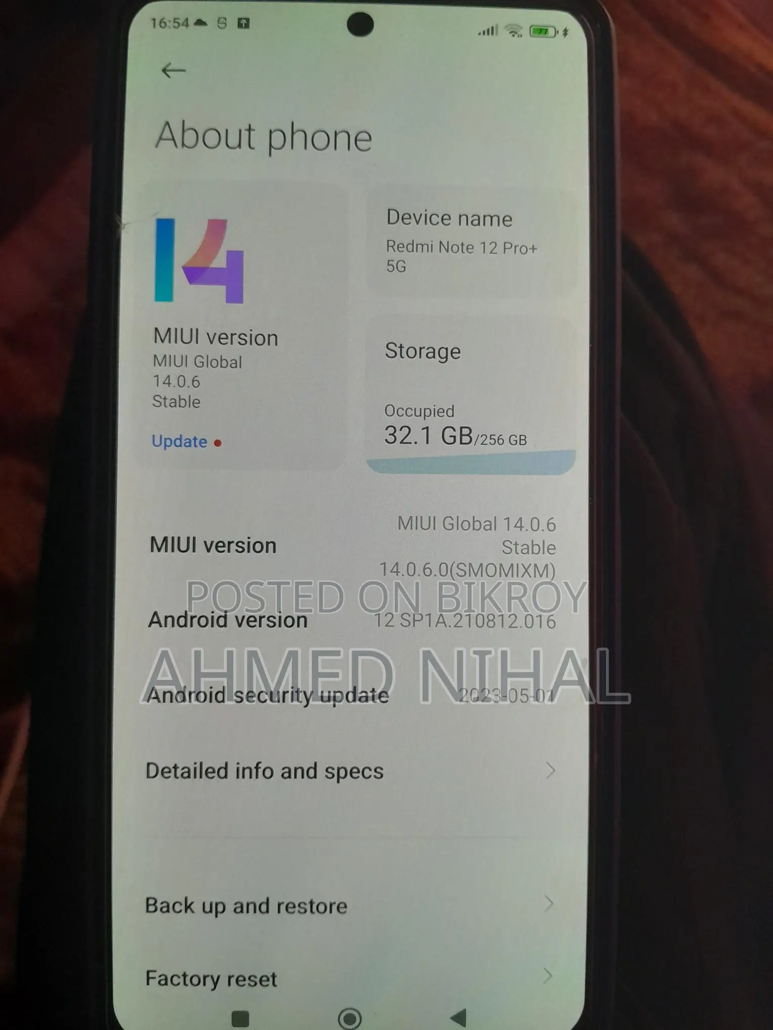 Xiaomi Redmi Note 12 Pro+ 5G 256 GB
