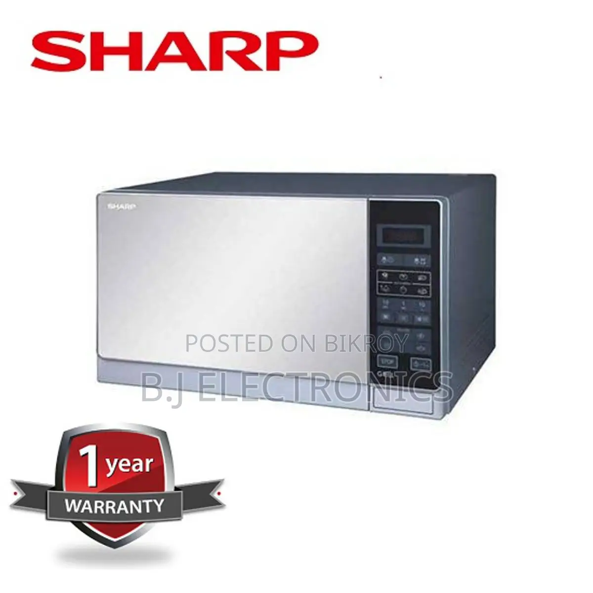 Sharp R-75MT-S 25L Grill Microwave Oven