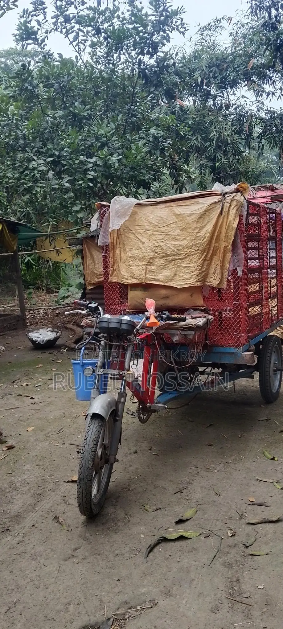 এটি একটি মুরগীর গাড়ি