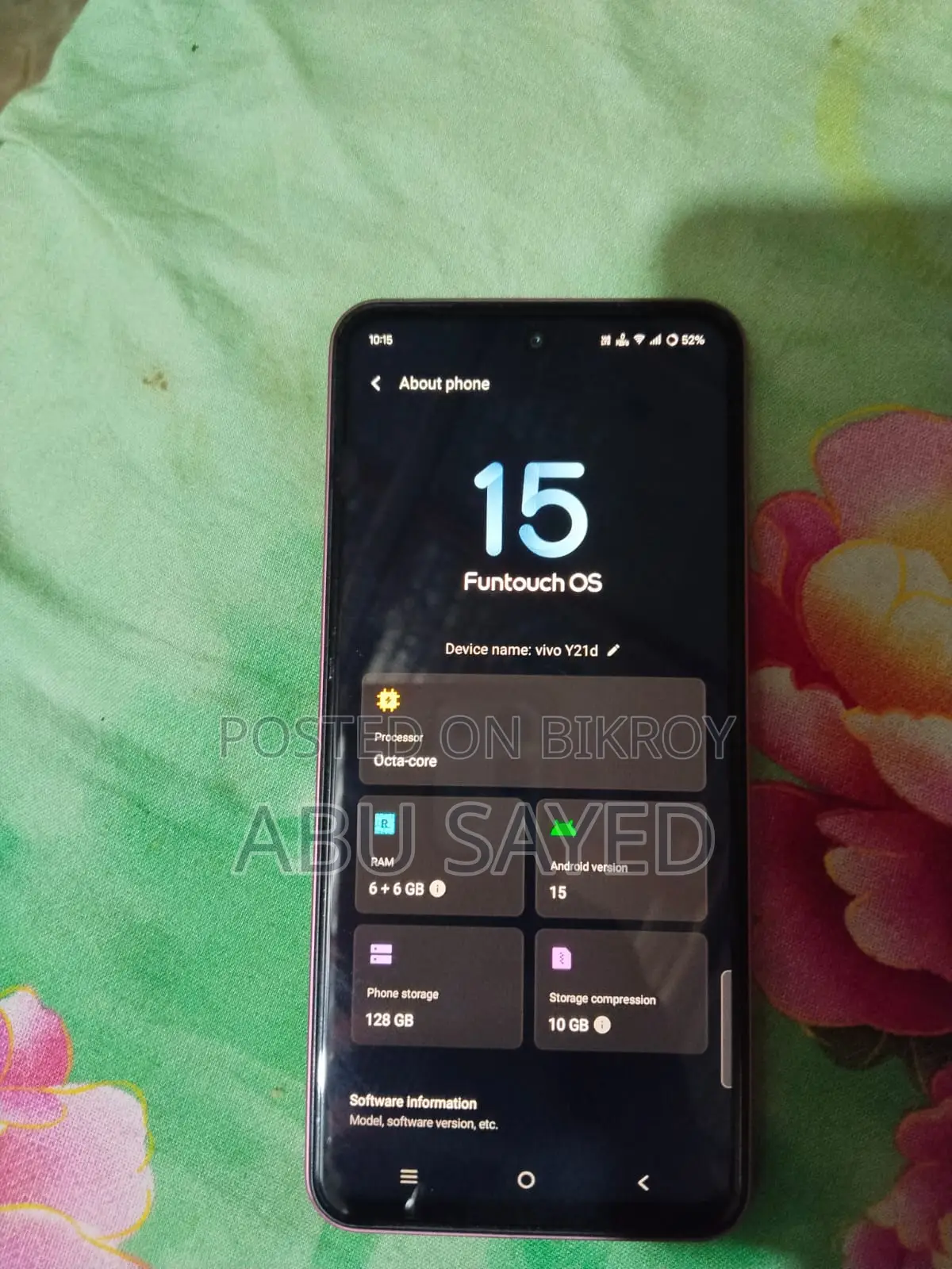 Vivo Y21 6/128 (Used)