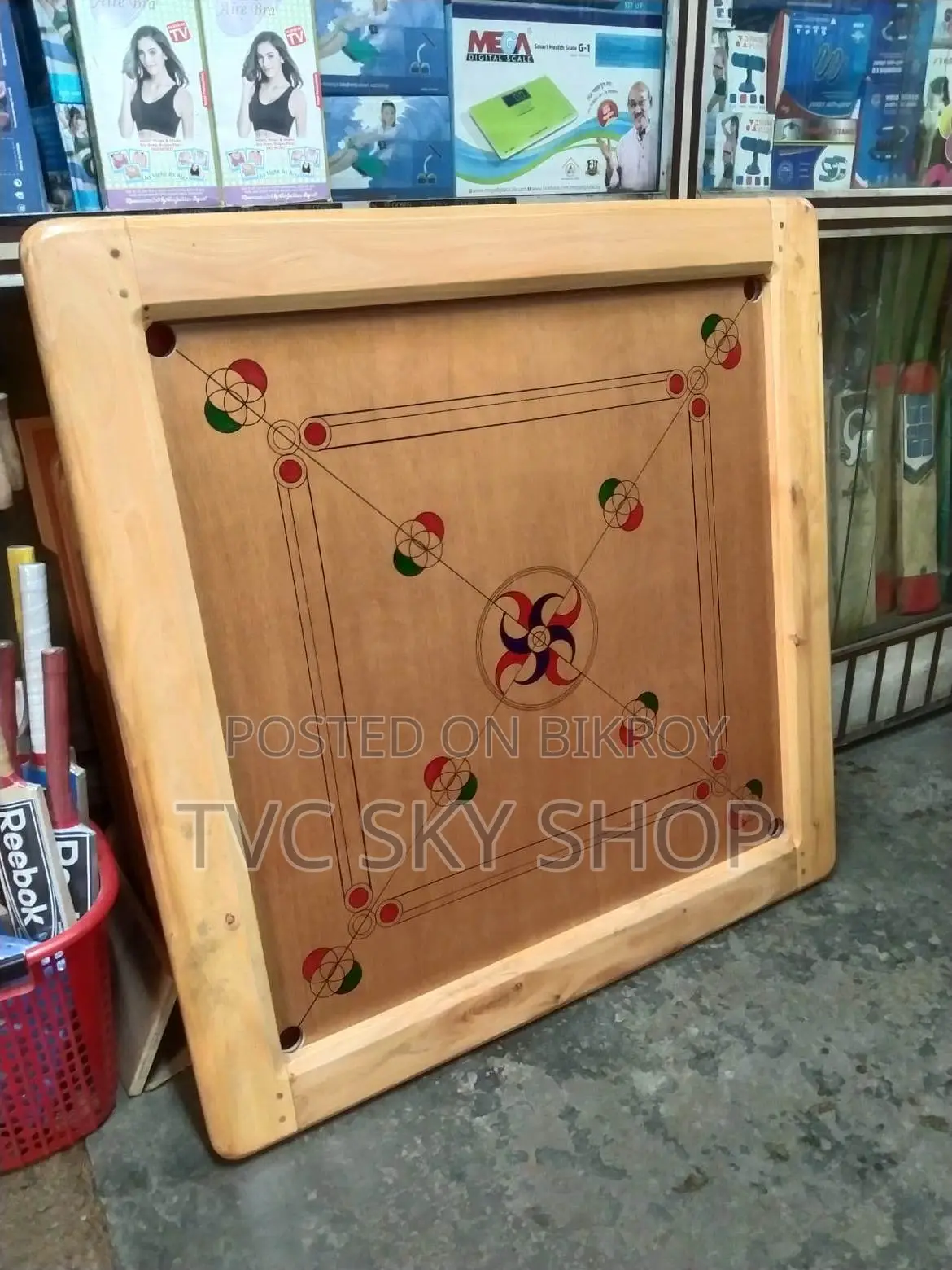 Carom Board 45*45 inch Mahogany Sadie Frame nice & Smooth polish