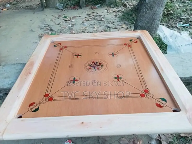 Carom Board 45*45 inch Mahogany Sadie Frame nice & Smooth polish