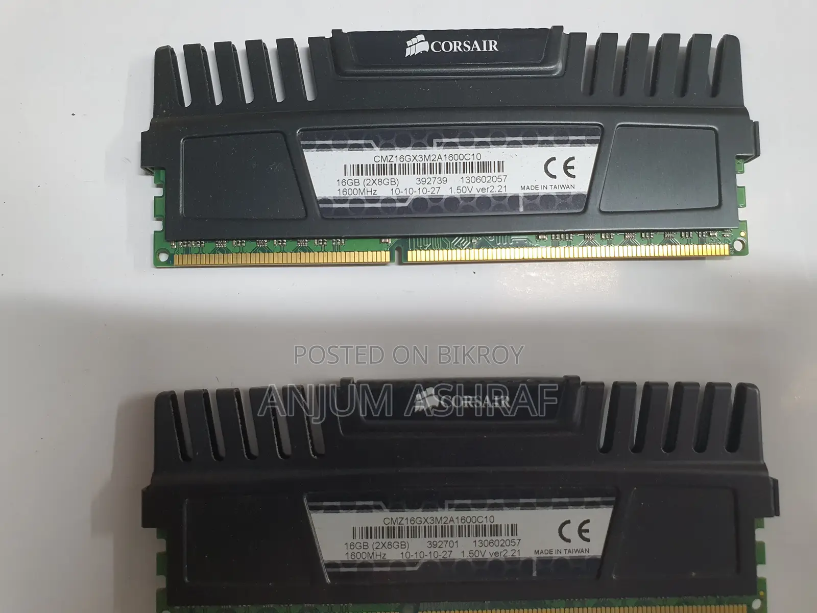 Corsair Vengeance 16gb 2x8gb RAM