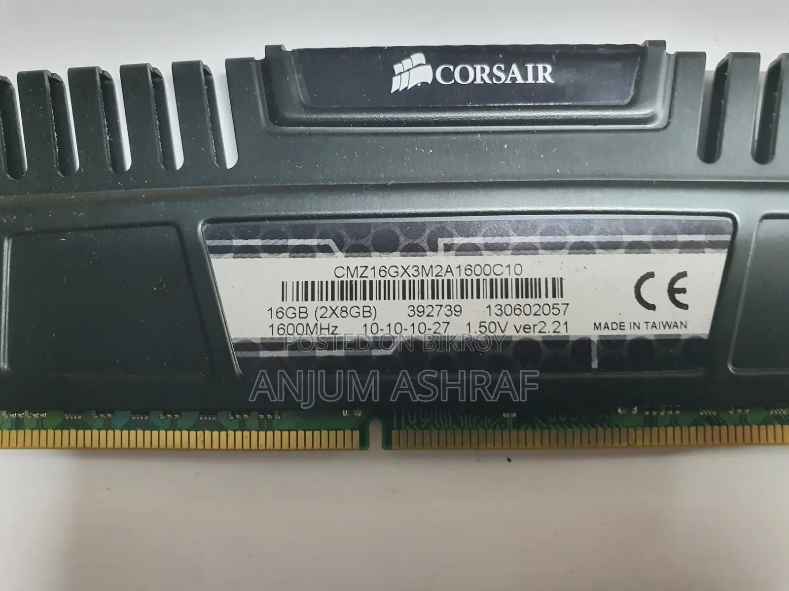 Corsair Vengeance 16gb 2x8gb RAM