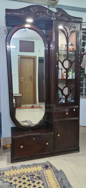 Teak Wood Showcase Almirah