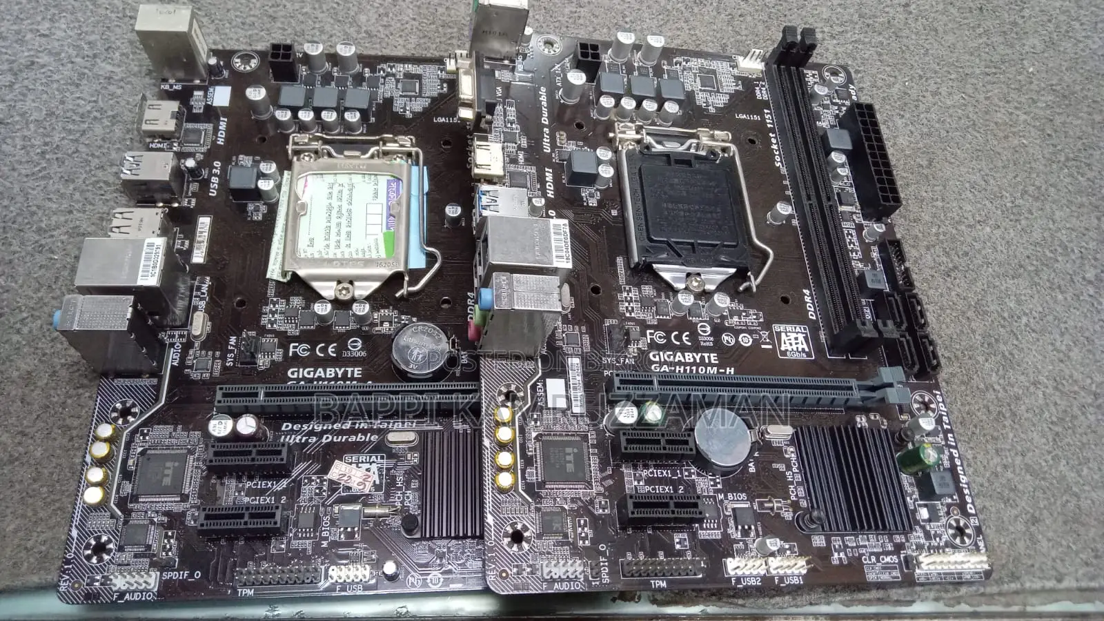 100% Fresh.korean Gigabyte Motherboard. H 110