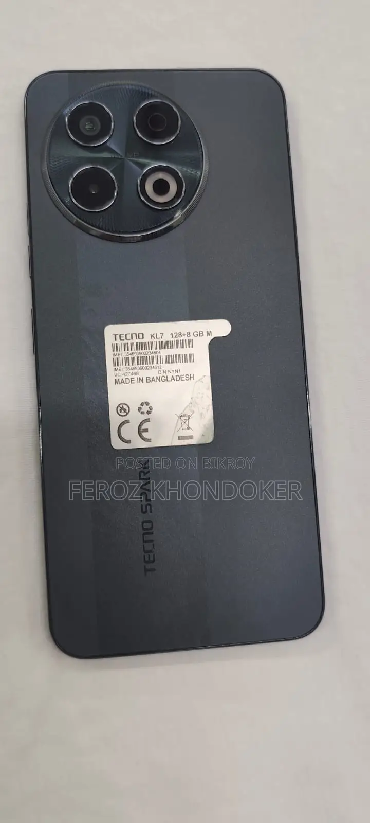 Tecno Spark 30 pro . (Used)