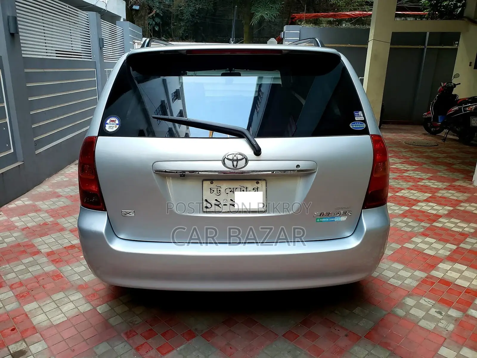 Toyota Fielder X OVER FRESH SILVER 2004