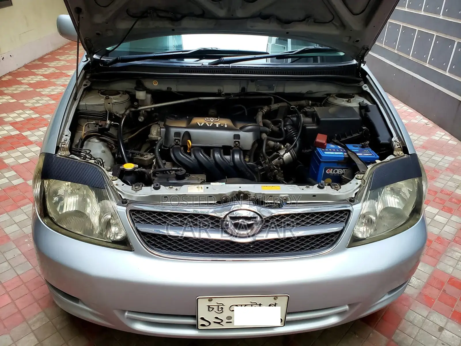 Toyota Fielder X OVER FRESH SILVER 2004