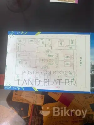 Nobodoy Housing @ New Flat For Sale 2100 Sft Road Side