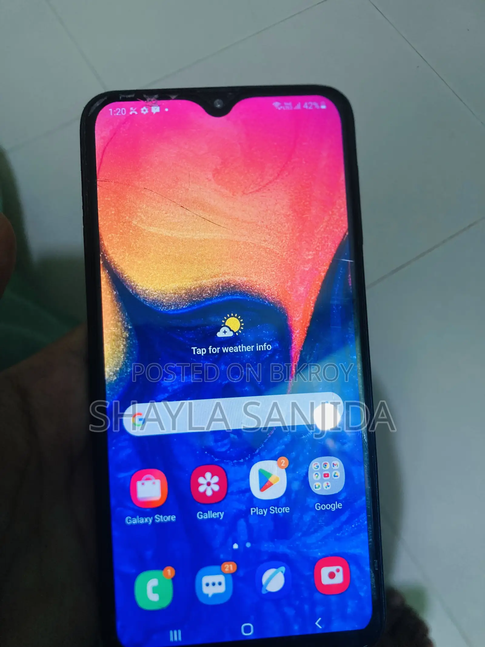 স্যামসাং গ্যালাক্সি এ১০ (ব্যবহৃত)