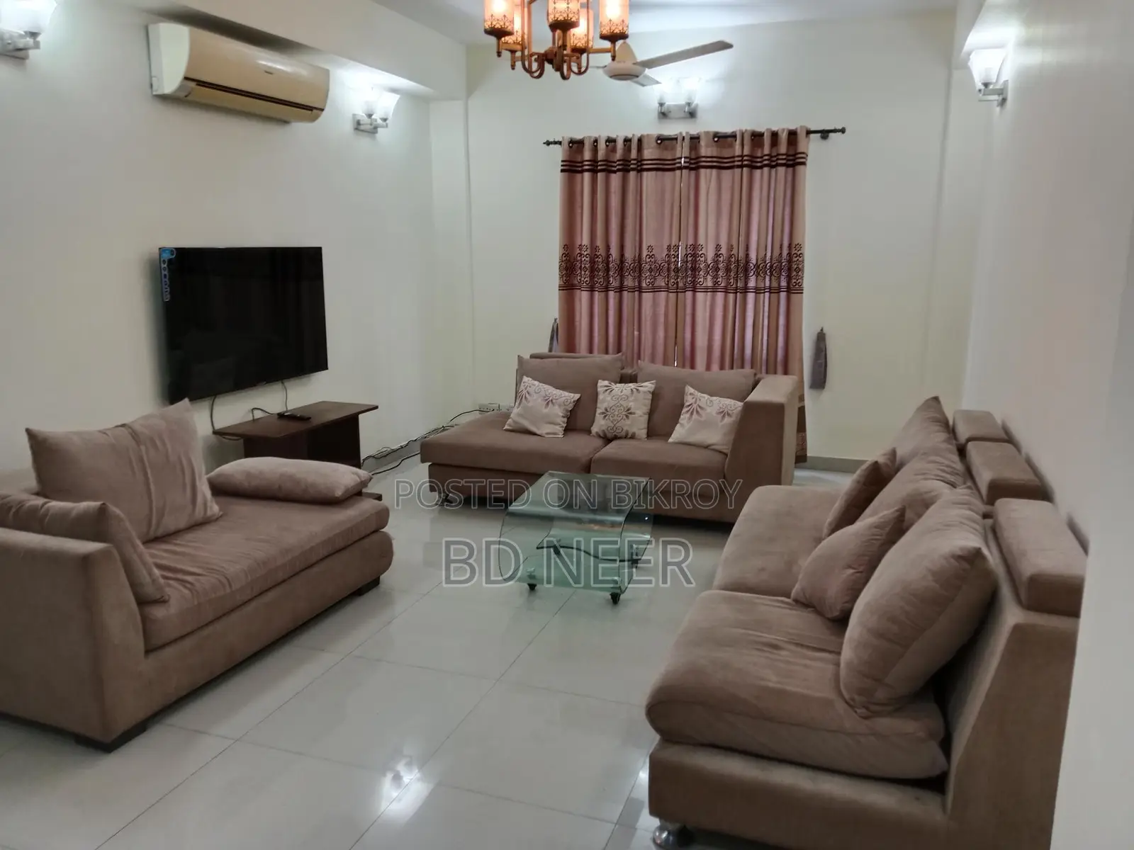 Fully furnish 4 Bed room apt rent in banani South